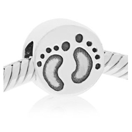 Abalorio Niagarra huellas de bebe