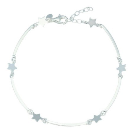 Pulsera estrellitas plata de ley Reina Joyeros