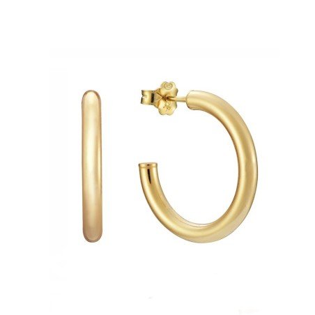 Argollas Viceroy 1316E100-06 Chapada Oro Mujer