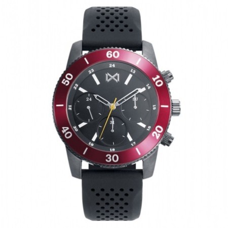 Reloj Mark Maddox hombre negro y rojo