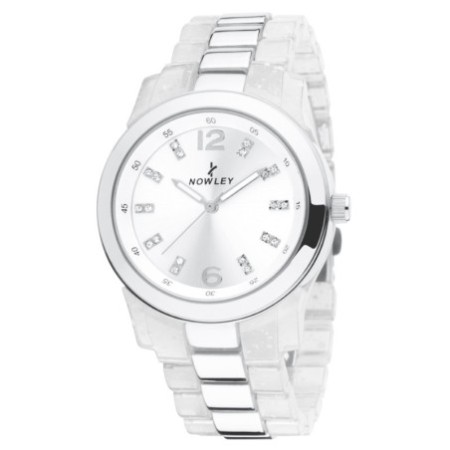 Reloj Nowley Analógico acero y transparente mujer