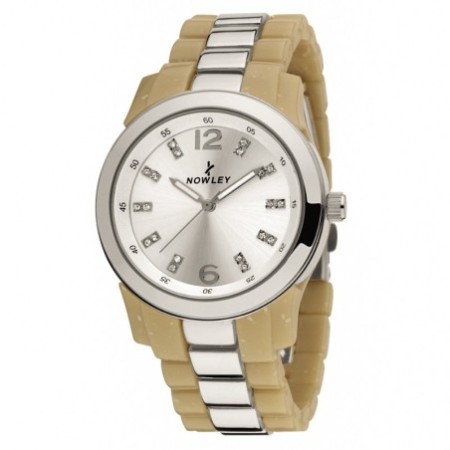 Reloj Nowley Analógico crema mujer