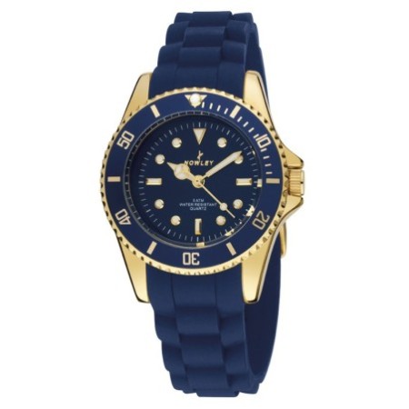 Reloj Nowley Analógico azul y dorado mujer