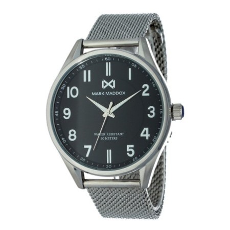 Reloj Mark Maddox hombre malla plateado