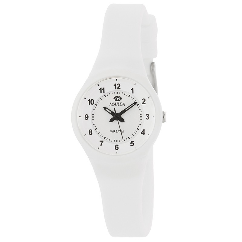 Reloj Analógico Marea B35327/2 Niña Blanco