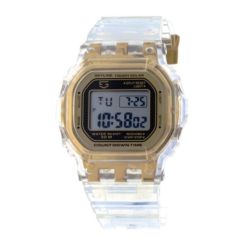 Reloj Skyline Digital Transparente Hombre