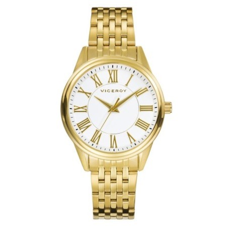 Reloj Analógico Viceroy 401072-03 Acero Dorado Mujer