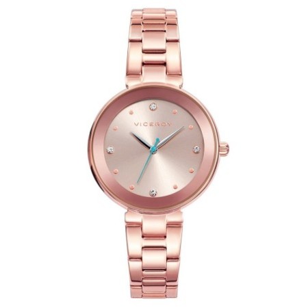 Reloj Analógico Viceroy 401040-90 Acero Rosado Mujer