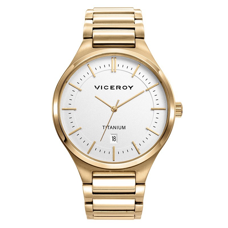 Reloj Analógico Viceroy 471237-07 Acero Dorado Hombre