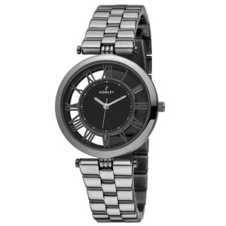 Reloj Nowley analógico acero plateado mujer