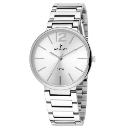 Reloj Nowley analógico acero plateado mujer