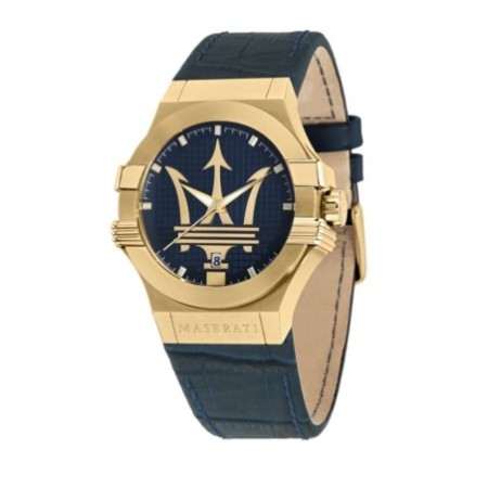 Reloj Maserati R8851108035 Potenza Blue Dial Strap Hombre