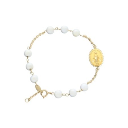 Pulsera milagrosa bolas Oro 18 K