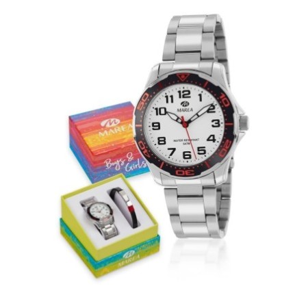 Pack Reloj+Pulsera Marea B35337/10 Acero Niño