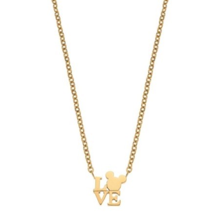 Collar Disney N600580YL-B.CJ Love Mickey Acero Dorado