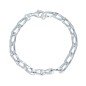 Pulsera eslabones plata de ley