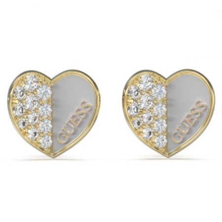 Pendientes Guess JUBE03048JWYGWHT-U Lovely Dorado Mujer