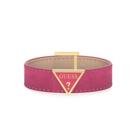 Pulsera Guess JUBB01495JWYGFCT-U Iconic Leather Mujer