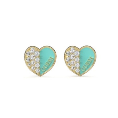 Pendientes Guess JUBE03048JWYGTQT-U Lovely Dorado Mujer