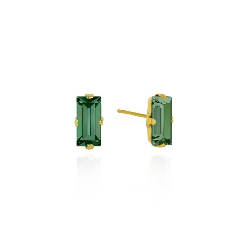 Pendientes macedonia erinite plata chapada oro Victoria Cruz Pendientes macedonia erinite plata chapada oro Victoria Cruz