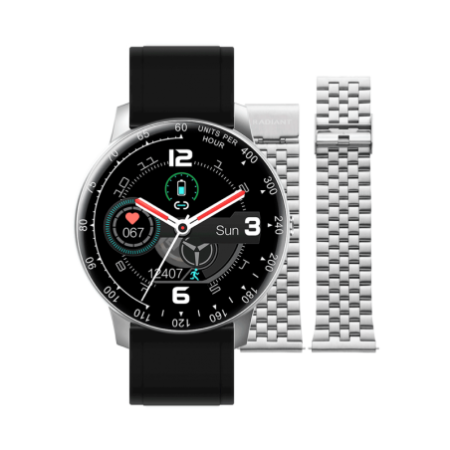 Reloj Radiant Smartwatch RAS20402 Times Square Silver Black