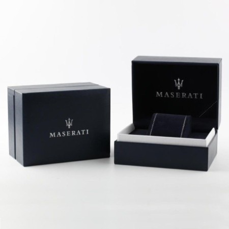 Reloj Maserati R8873612048 Traguardo Black Dial