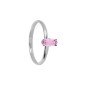 Anillo Light Rose plata rodiada Victoria Cruz