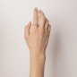 Anillo triple Cateryna crystal plata rodiada