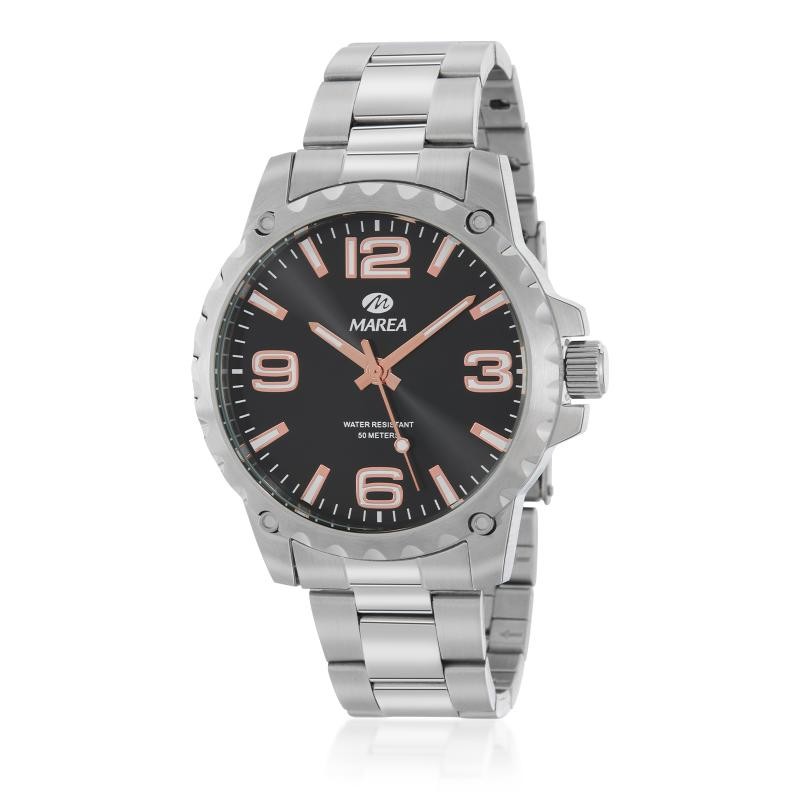 Reloj Anal gico Marea B36171 5 Hombre Acero Plateado