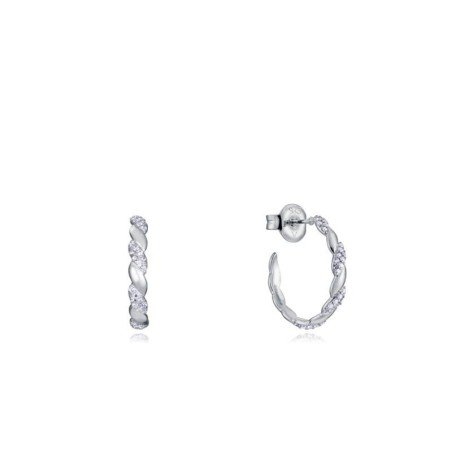 Argollas Viceroy 13157E000-30 Circonitas Plata De Ley Mujer