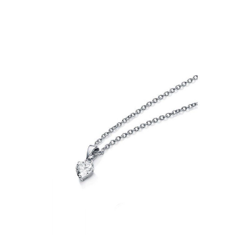 Collar Viceroy 21005C000-30 Plata de ley Corazón Circonitas Mujer