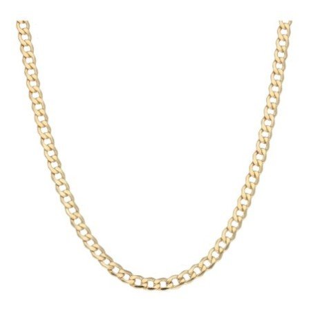 Cadena barbada 60 CM Oro 18 K