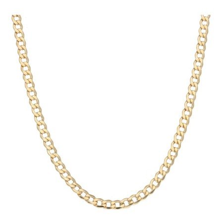 Cadena barbada 60 CM Oro 18 K