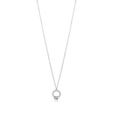 Collar Viceroy 13165C000-30 Aro Circonitas Plata De Ley Mujer