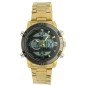 Reloj Skyline Analógico/Digital Dorado Esfera Negra Hombre Reloj Skyline Analógico/Digital Dorado Esfera Negra Hombre