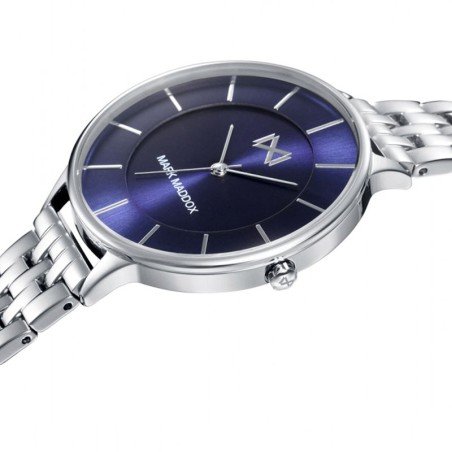 Reloj Mark Maddox MM7119-37 analógico hombre acero plateado