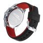 Reloj MARK MADDOX Mission Hombre - Cronógrafo Brazalete Silicona y Esfera Bicolor Negro/Rojo - Caja Acero | 10 ATM | HC0120-57