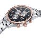 Reloj MARK MADDOX Village Hombre - Brazalete de Acero con Esfera Negra/Plata - Bisel e Índices Dorados | 5 ATM | HM0106-55