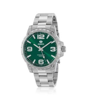 Reloj Analógico Marea B36171/7 Hombre Acero Plateado