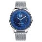 Reloj Mark Maddox HM7115-37 analógico hombre malla acero y azul