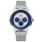 Reloj MARK MADDOX Northern Hombre - Brazalete de Acero Tipo Malla Milanesa - Esfera Bicolor Blanco/Azul | 5 ATM | HM7134-37 Reloj MARK MADDOX Northern Hombre - Brazalete de Acero Tipo Malla Milanesa - Esfera Bicolor Blanco/Azul | 5 ATM | HM7134-37