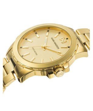Reloj Mark Maddox HM0111-97 analógico hombre acero dorado