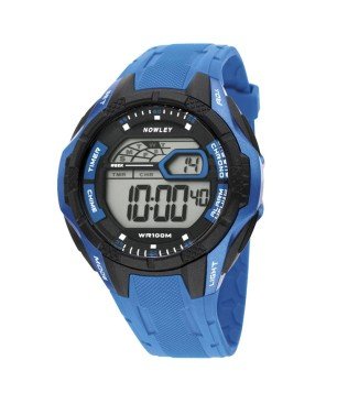 Reloj Nowley 8-6255-0-2 digital azul y negro hombre