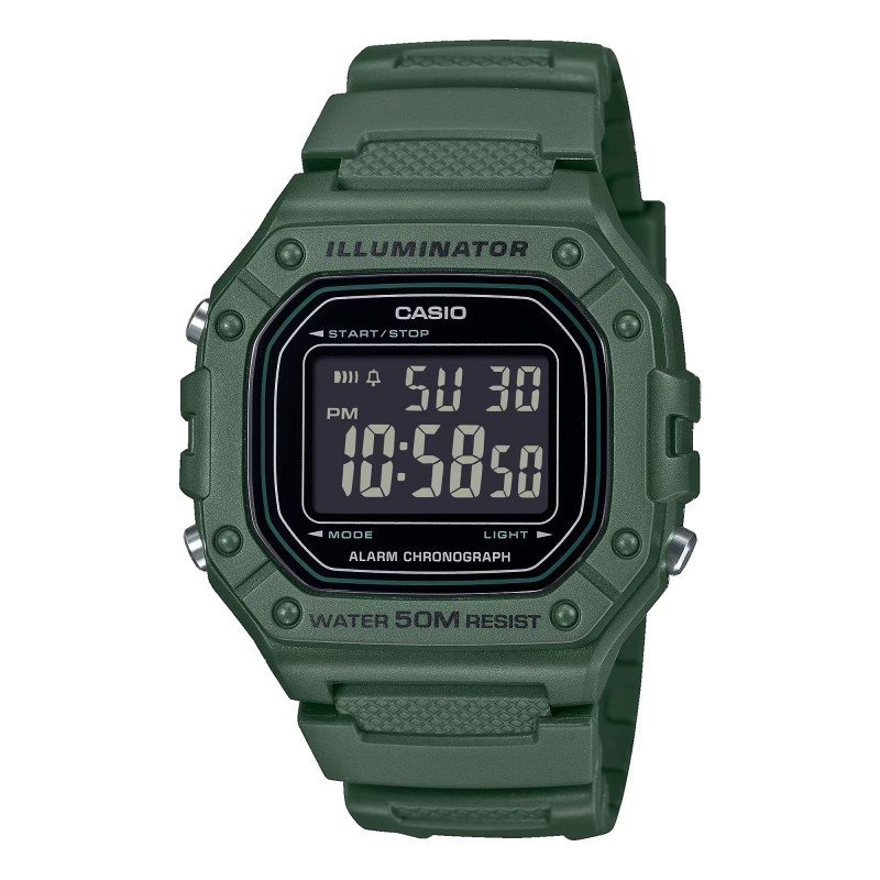 Reloj CASIO Hombre - Sumergible (50m) W-218 Series - W-218H-3BVEF