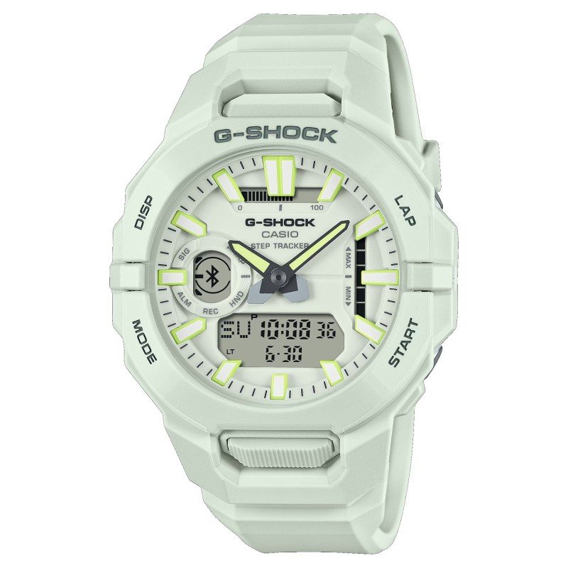 Reloj G-SHOCK Hombre - Analógico-Digital G-Squad - Smartphone Link Deportivo - Resina Color Blanco | 20 BAR | GBA-950-7AER