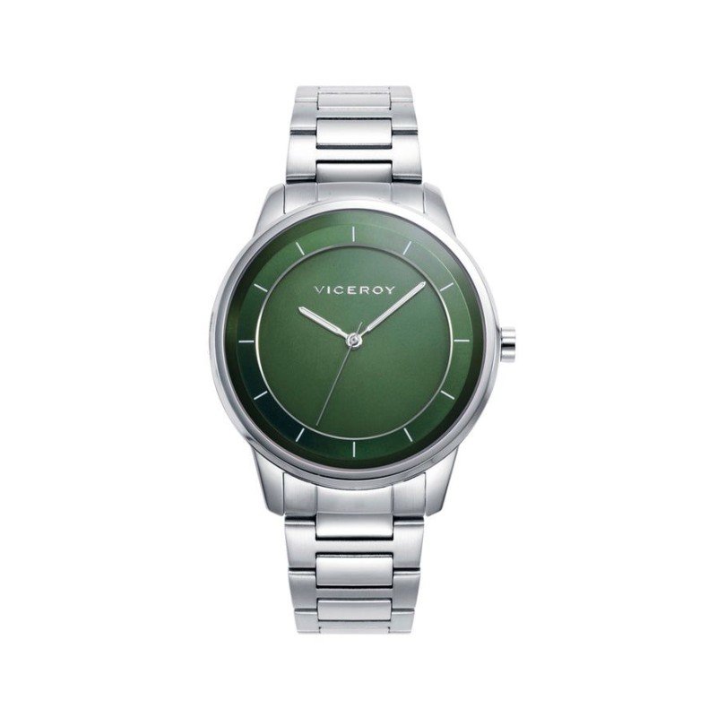 Reloj Viceroy 401389-66 acero hombre con esfera verde y movimiento de cuarzo