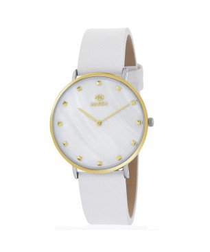 Reloj Analógico Marea B41309/4 Mujer Piel Blanco