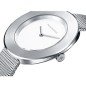 Reloj MARK MADDOX Mujer - Brazalete de Acero Tipo Malla Milanesa con Esfera Blanca - Dos Agujas | 3 ATM | MM7013-00