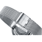 Reloj MARK MADDOX Mujer - Brazalete de Acero Tipo Malla Milanesa con Esfera Blanca - Dos Agujas | 3 ATM | MM7013-00
