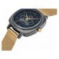 Reloj Mark Maddox MM0101-55 analógico mujer malla dorado azul